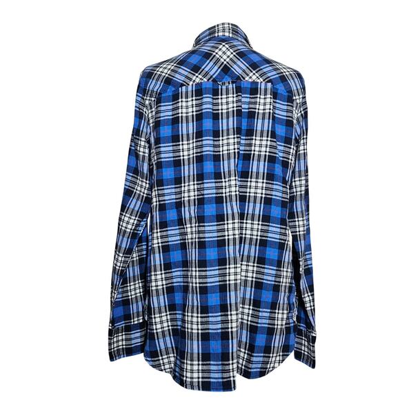 J Crew Cotton Blend Button Down Boy Cut Size 10 - Picture 2 of 4